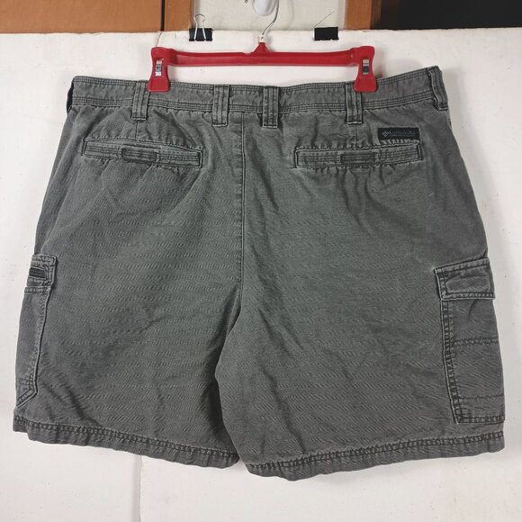 Columbia Mens Grey Cargo Shorts Size 40 XCO Cotton Casual Outdoor Style AM4442 - Picture 5 of 10
